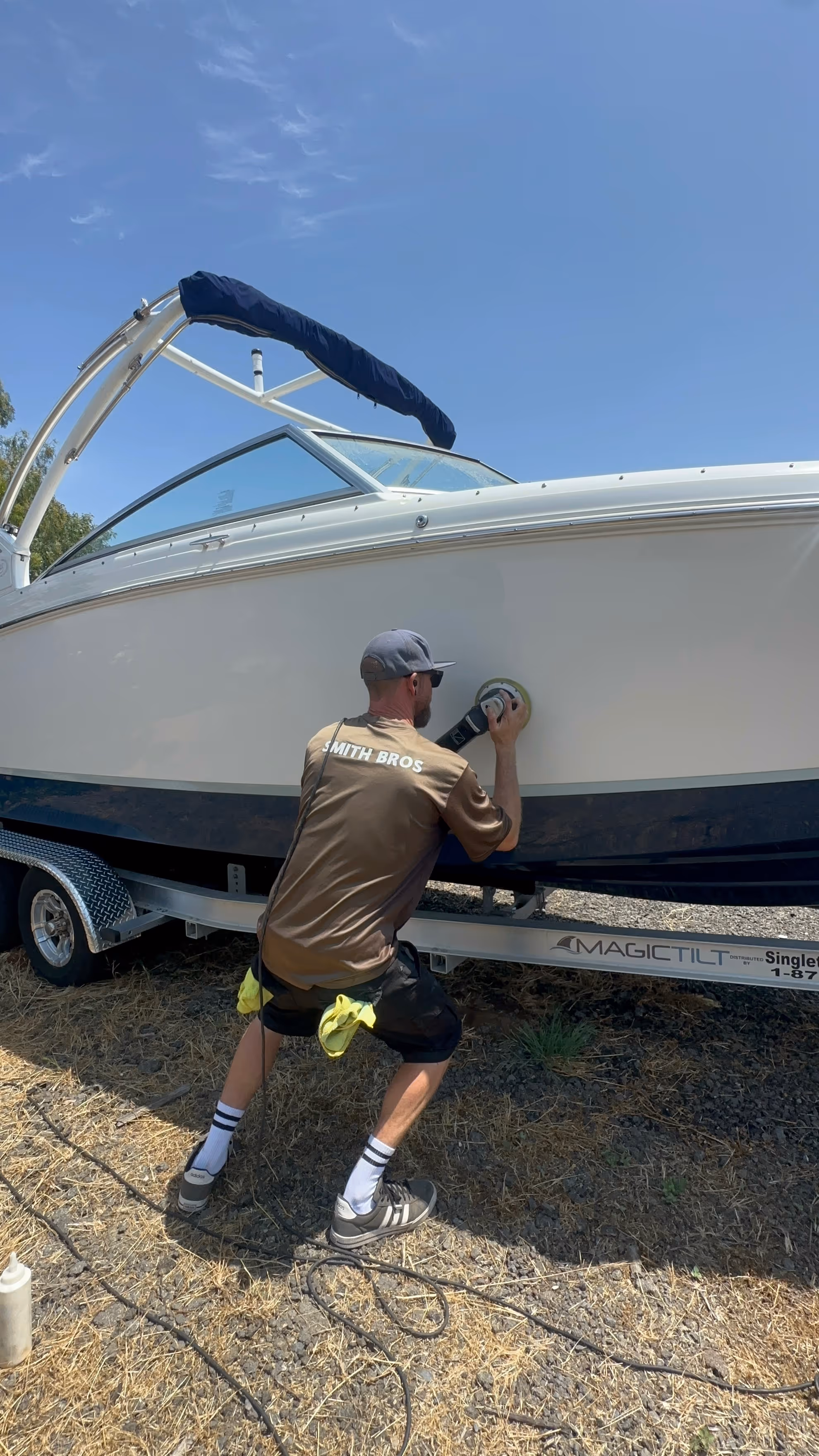 Boat detailing work by Smith Bros