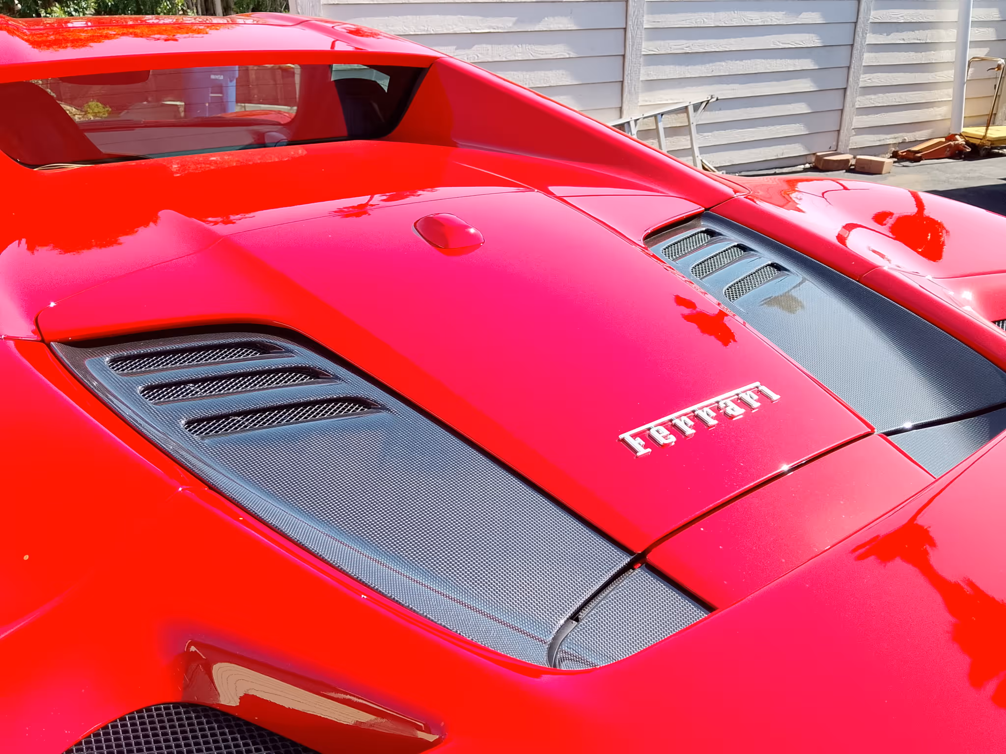 Ferrari after a full detail by Smith Bros