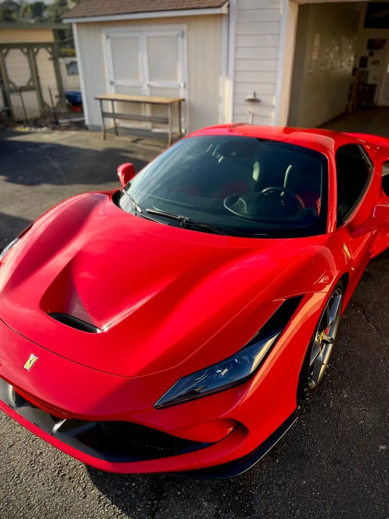 Finished Ferrari 488 after a full detail